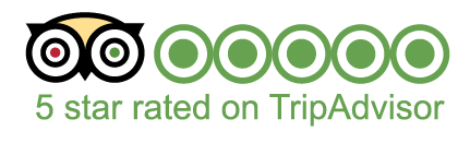 5 star rated on TripAdvisor